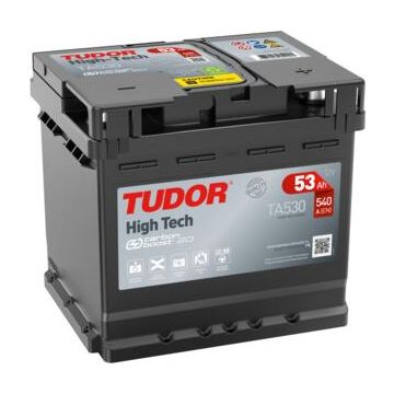 Batterie de démarrage Tudor High Tech TA530 12 V 53 Ah 540 A – Plomb-acide (sans entretien)