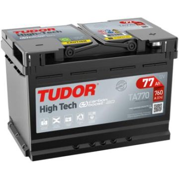 Batterie de démarrage Tudor High Tech TA770 12 V 77 Ah 760 A – Plomb-acide (sans entretien)