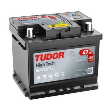 Batterie de démarrage Tudor High Tech TA472 12 V 47 Ah 450 A – Plomb-acide (sans entretien)