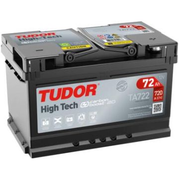 Batterie de démarrage Tudor High Tech TA722 12 V 72 Ah 720 A – Plomb-acide (sans entretien)