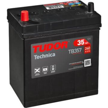 Batterie de démarrage Tudor Technica TB357 12 V 35 Ah 240 A – Plomb-acide (sans entretien)