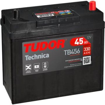 Batterie de démarrage Tudor Technica TB456 12 V 45 Ah 300 A – Plomb-acide (sans entretien)