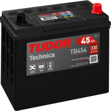 Batterie de démarrage Tudor Technica TB454 12 V 45 Ah 300 A – Plomb-acide (sans entretien)