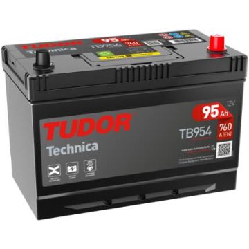 Batterie de démarrage Tudor Technica TB954 12 V 95 Ah 720 A – Plomb-acide (sans entretien)