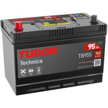 Batterie de démarrage Tudor Technica TB955 12 V 95 Ah 720 A – Plomb-acide (sans entretien)