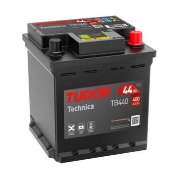 Batterie de démarrage Tudor Technica TB440 12 V 44 Ah 400 A – Plomb-acide (sans entretien)