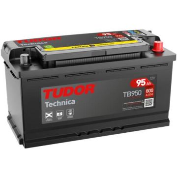 Batterie de démarrage Tudor Technica TB950 12 V 95 Ah 800 A – Plomb-acide (sans entretien)