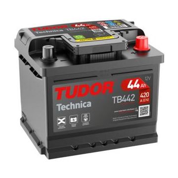 Batterie de démarrage Tudor Technica TB442 12 V 44 Ah 420 A – Plomb-acide (sans entretien)