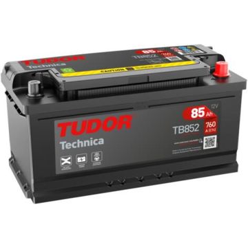 Batterie de démarrage Tudor Technica TB852 12 V 85 Ah 760 A – Plomb-acide (sans entretien)
