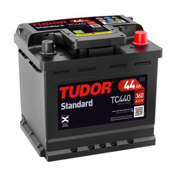 Batterie de démarrage Tudor TC440 12 V 44 Ah 360 A – Plomb-acide (sans entretien)