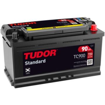 Batterie de démarrage Tudor TC900 12 V 90 Ah 720 A – Plomb-acide (sans entretien)