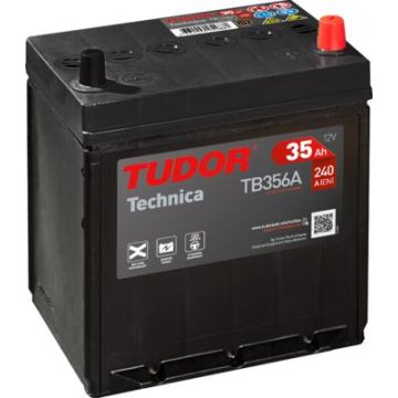 Batterie de démarrage Tudor Technica TB356A 12 V 35 Ah 240 A – Plomb-acide (sans entretien)