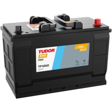 Batterie de démarrage Tudor SHD Pro TF1202 12 V 120 Ah 870 A – Plomb-acide (sans entretien)