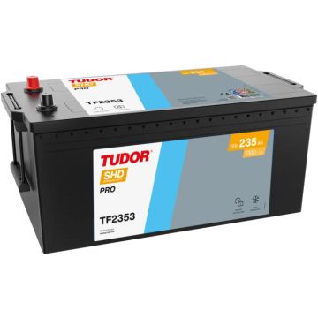 Batterie de démarrage Tudor SHD Pro TF2353 12 V 235 Ah 1300 A – Plomb-acide (sans entretien)