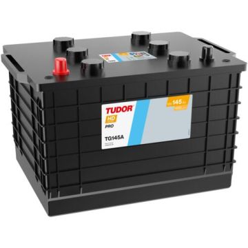 Batterie de démarrage Tudor HD Pro TG145A 12 V 145 Ah 1000 A – Plomb-acide (électrolyte liquide)