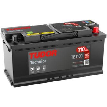 Batterie de démarrage Tudor Technica TB1100 12 V 110 Ah 850 A – Plomb-acide (sans entretien)