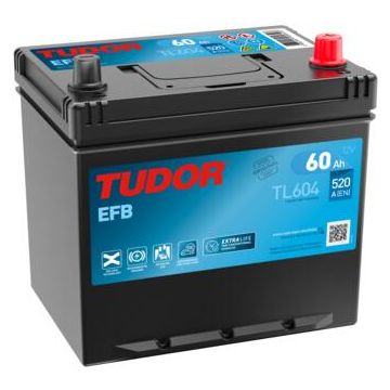 Batterie Start & Stop EFB Tudor TL604 12 V 60 Ah 520 A – EFB