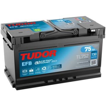 Batterie Start & Stop EFB Tudor TL752 12 V 75 Ah 730 A – EFB