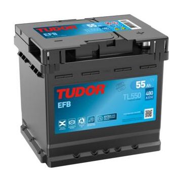 Batterie Start & Stop EFB Tudor TL550 12 V 55 Ah 540 A – EFB
