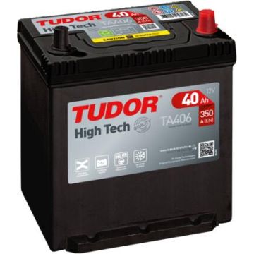 Batterie de démarrage Tudor High Tech TA406 12 V 38 Ah 300 A – Plomb-acide (sans entretien)