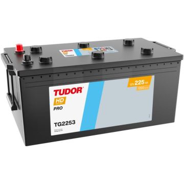 Batterie de démarrage Tudor HD Pro TG2253 12 V 215 Ah 1200 A – Plomb-acide (électrolyte liquide)