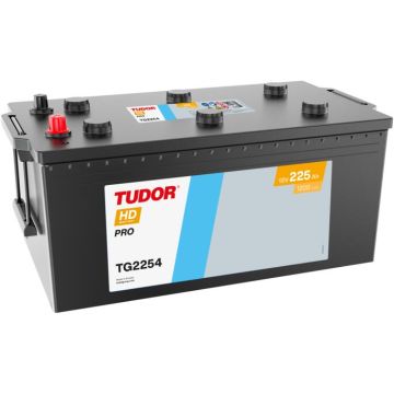 Batterie de démarrage Tudor HD Pro TG2254 12 V 215 Ah 1200 A – Plomb-acide (électrolyte liquide)