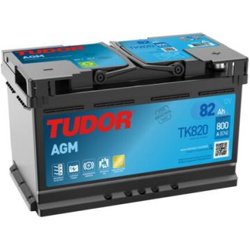 Batterie Start & Stop AGM Tudor TK820 12 V 82 Ah 800 A – AGM