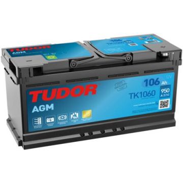 Batterie Start & Stop AGM Tudor TK1060 12 V 106 Ah 950 A – AGM