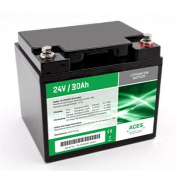 Batterie lithium LiFePO4 ACES Energy HF AL24V30HFA-BT 24 V 30 Ah – Lithium LiFePO4