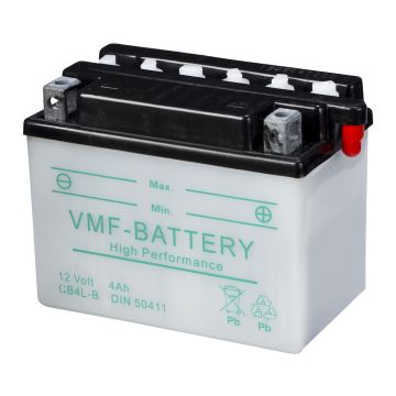 Batterie moto VMF Powersport YB4L-B 12 V 4 Ah 45 A – Plomb-acide (électrolyte liquide)