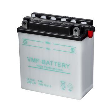 Batterie moto VMF Powersport YB5L-B 12 V 5 Ah 60 A – Plomb-acide (électrolyte liquide)