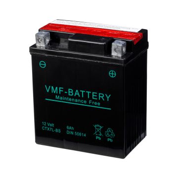 Batterie moto VMF Powersport YTX7L-BS 12 V 6 Ah 100 A – AGM