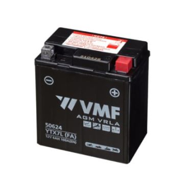 Batterie moto VMF Powersport FA YTX7L 12 V 6 Ah 100 A – AGM