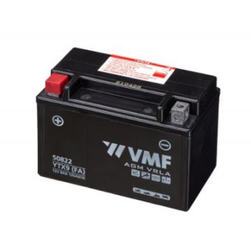Batterie moto AGM VMF Powersport FA YTX9 12 V 8 Ah 135 A – AGM