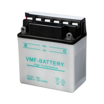 Batterie moto VMF Powersport CB9A-A 12 V 9 Ah 115 A – Plomb-acide (électrolyte liquide)