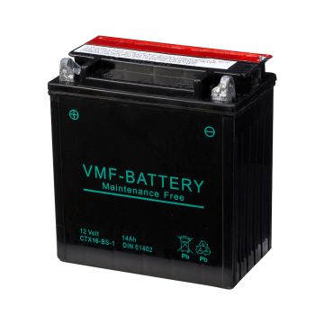 Batterie moto VMF Powersport MF YTX16-BS-1 12 V 14 Ah 230 A – AGM