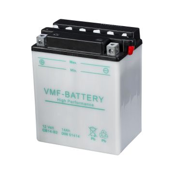 Batterie moto VMF Powersport YB14-B2 12 V 14 Ah 175 A – Plomb-acide (électrolyte liquide)