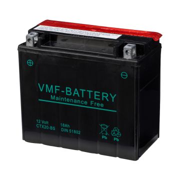 Batterie moto VMF Powersport YTX20-BS 12 V 18 Ah 270 A – AGM