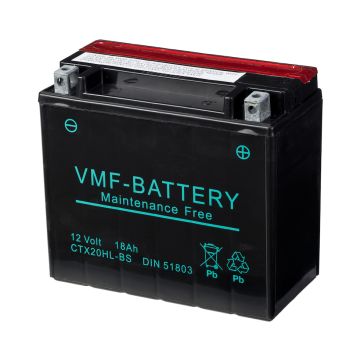 Batterie moto VMF Powersport YTX20HL 12 V 18 Ah 270 A – AGM