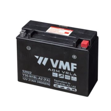 Batterie moto VMF Powersport FA Y50-N28L-A2 12 V 21 Ah 340 A – AGM