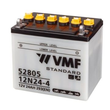 Batterie moto VMF Powersport 12N24-4 12 V 24 Ah 240 A – Plomb-acide (électrolyte liquide)