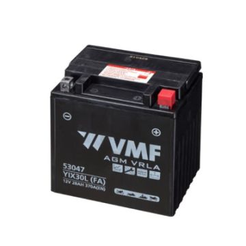 Batterie moto VMF Powersport FA YTX30L 12 V 28 Ah 370 A – AGM