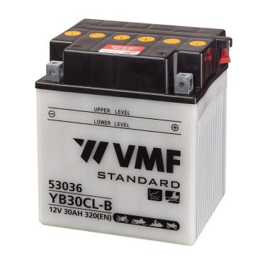 Batterie moto VMF Powersport YB30CL-B 12 V 30 Ah 320 A – Plomb-acide (électrolyte liquide)