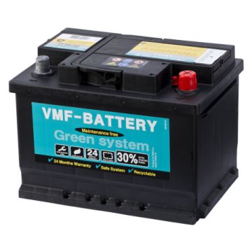 Batterie de démarrage VMF Green System 55426 12 V 54 Ah 470 A – Plomb-acide (sans entretien)