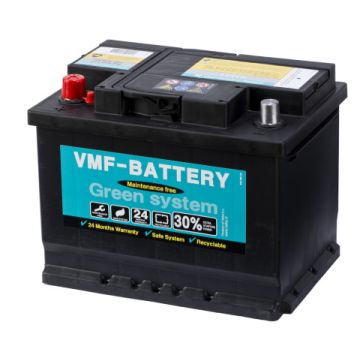 Batterie de démarrage VMF Green System 55565 12 V 55 Ah 470 A – Plomb-acide (sans entretien)