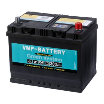 Batterie de démarrage VMF Green System 57029 12 V 70 Ah 550 A – Plomb-acide (sans entretien)