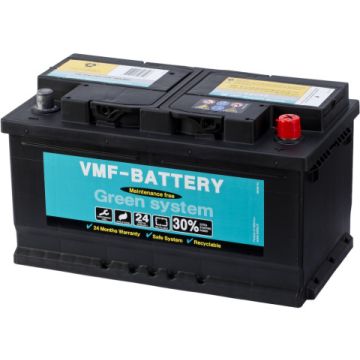 Batterie de démarrage VMF Green System 58035 12 V 80 Ah 740 A – Plomb-acide (sans entretien)