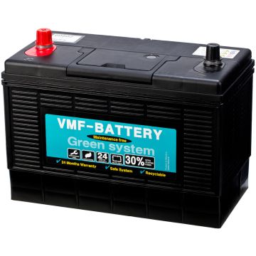 Batterie de démarrage VMF Green System 60802 12 V 102 Ah 920 A – Plomb-acide (sans entretien)