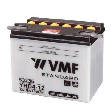 Batterie moto VMF Powersport YHD4-12 12 V 32 Ah 280 A – Plomb-acide (électrolyte liquide)