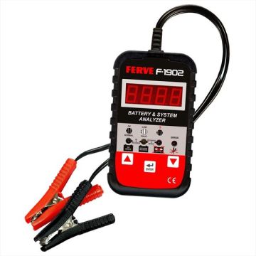 Testeur de batterie Ferve F-1902 12 V 10 à 200 Ah 
